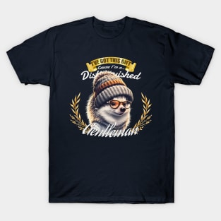 The Distinguished Hedgehog Gentleman T-Shirt